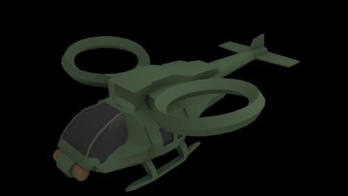 Simple Sci-fi Helicopter preview image